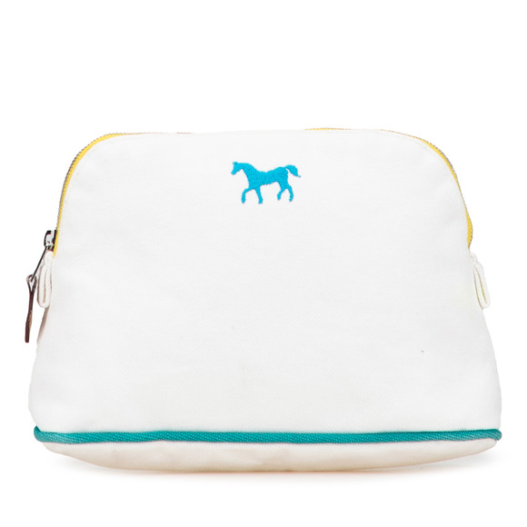 Pre-Loved Hermes Toile Bolide Cheval PM - Picture 1 of 11
